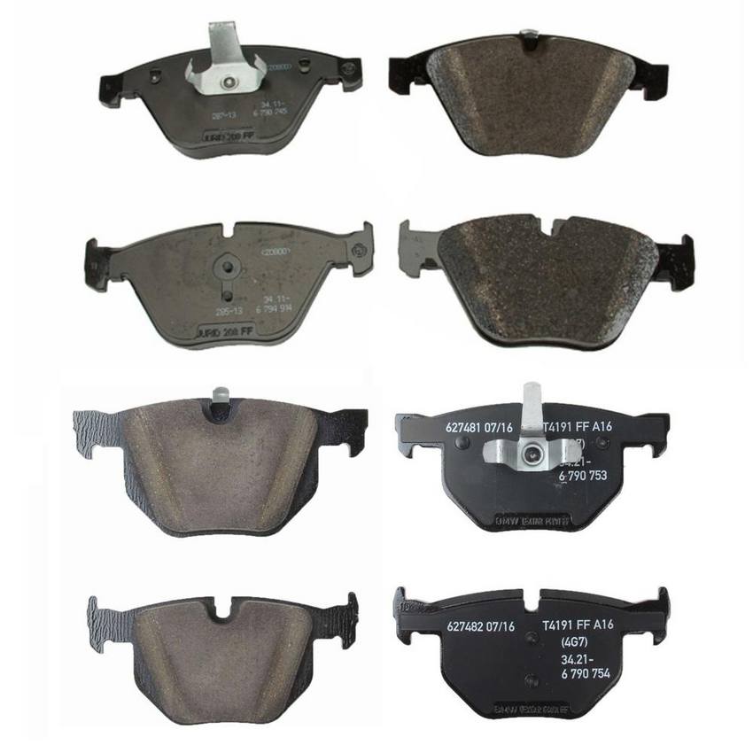 BMW Disc Brakes Kit - Pads Front and Rear